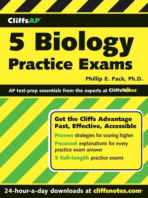 cover image of CliffsAP 5 Biology Practice Exams